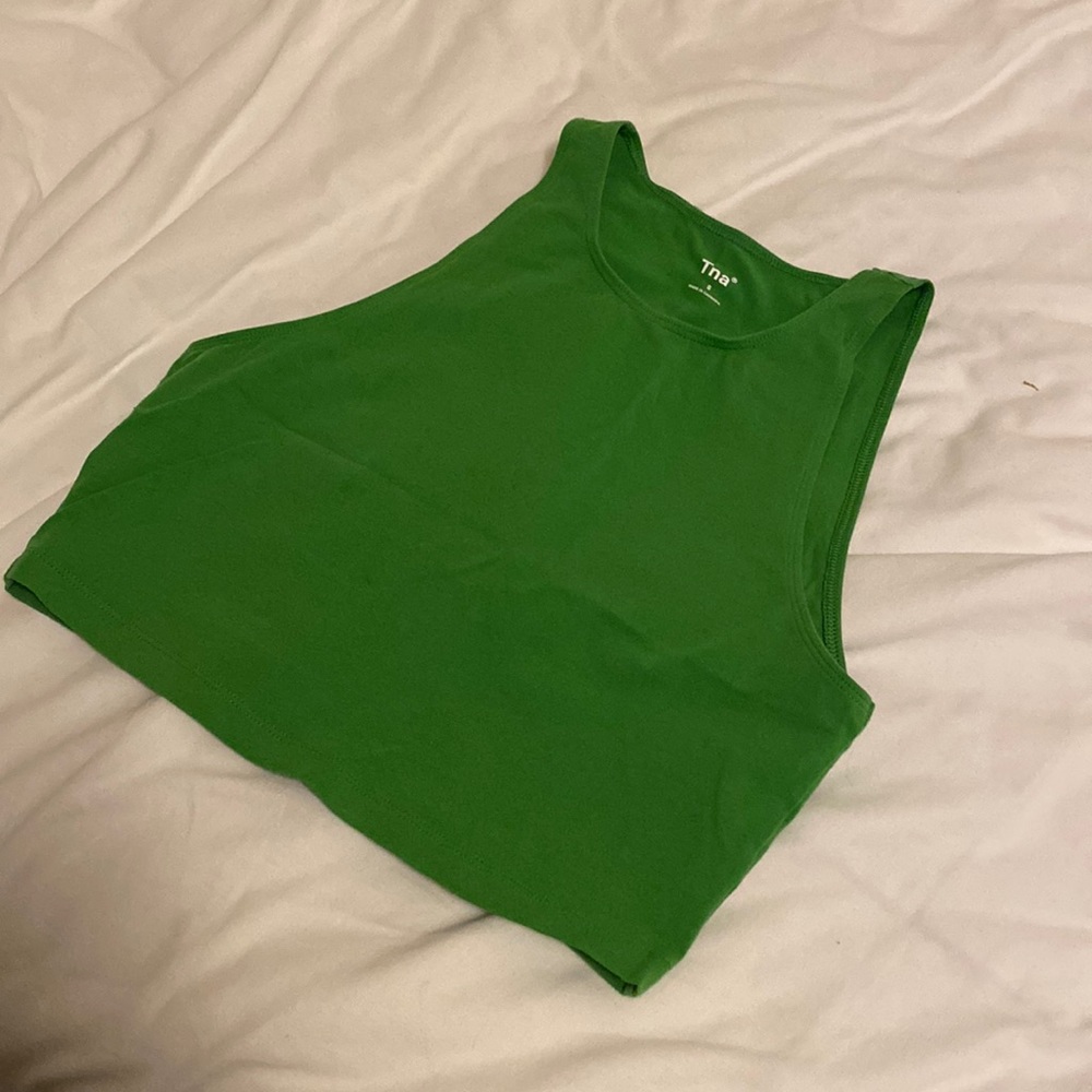 Cute bright green tank from Aritzia. Size small.